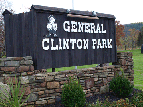 General Clinton Park Welcome Sign